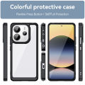 Lenuo For Redmi Note 14 4G Back Cover Coque Fundas Hard Translucent Clear Phone Case. 