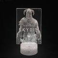The Elder Scrolls V Skyrim Game Figure 3d Led Lava Lamp Touch Usb Night Lights Bed Room Table Desk Decoration. 