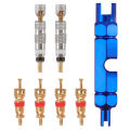 Poplikdfr Bike Valve Core Tool Set Bicycle Tyre Parts Bike Tire Valves Repair Kit Bicycle Tire Accessories For Cycling MTB Road Bike. 