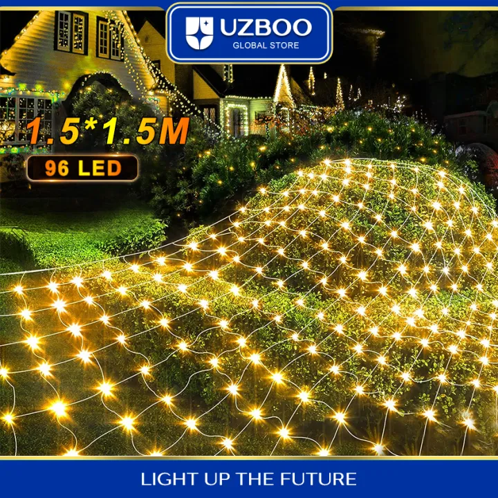 UZBOO%20220V%20String%20Lights%C2%A0Outdoor%20Christmas%20Net%20Lights%20LED%20Mesh%20String%20Light%20Connectable%20Light%20for%20Garden%20Tree%20Bushes%20For%20Holiday%20Wedding%20Party%20Decorations%20Bedroom%20Indoor%20Outdoor%20Decor%20-%20Image%202