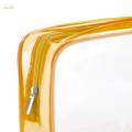 Travel PVC Storage Bag with Zipper Bathroom Accessories Clear Makeup Bag. 