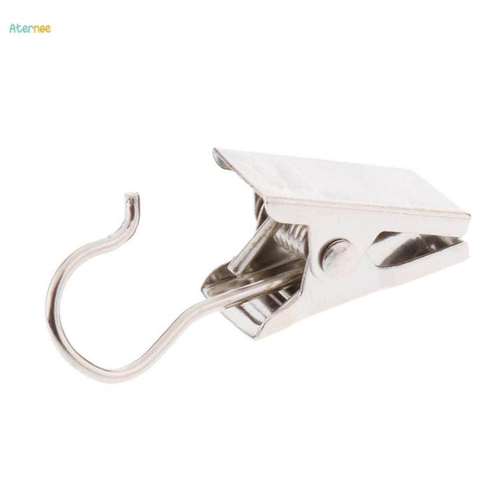 10 Pcs. Curtain Clips With Hooks, Curtain Sliding Hook