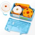 (VDZI) 3Pcs Fiber End Face Cleaning Box Fiber Wiping Tool Pigtail Cleaner Cassette Ftth Optic Fiber Cleaner Tools for SC//FC. 
