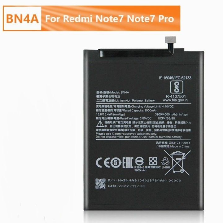 Xiaomi%20Redmi%20Note%207%20Xiaomi%20Note%207%20Pro%20Battery%20Replacement%20Xiaomi%20%20BN4A%20Battery%20with%204000mAh%20Capacity%20-%20Image%202