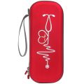 Protective Case for 3M Littmann Classic III Stethoscope Accessories Portable Storage Bag Carrying Case Pouch(Red). 