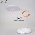 Monja 8 Leds White Nail Dryer Folding Desktop Nail Lamp Quick Drying Portable UV LED Baking Lamp Gel Nail Polish Manicure Tools. 