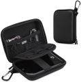 New style Portable Shock Proof HDD case 2.5 inch Cover Pouch Bag for USB External Hard Disk Compatible with Seagate/Toshiba/Western Digital/WD My Passport -Black Pouch. 