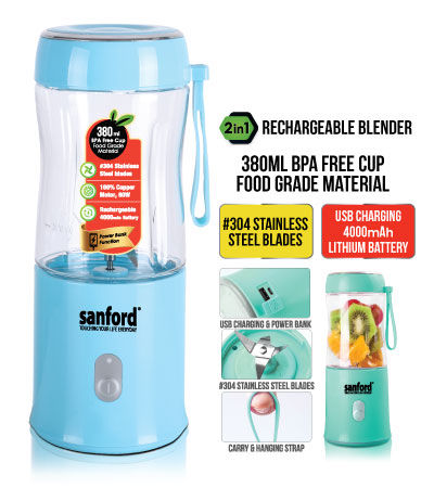 Sanford Rechargeable Blender - SF 6810BR