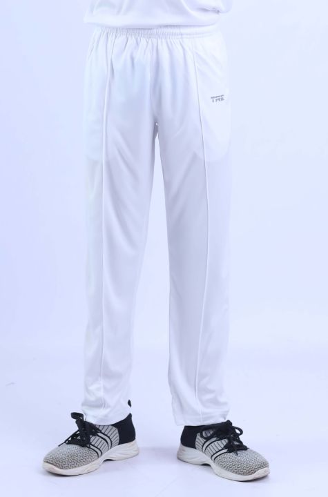 TRE Sportswear -Boy's White Color Test Cricket Bottom