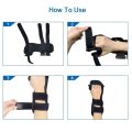 Soft Functional Resting Hand Splint for Flexion Contractures - Stroke Hand Brace (Large, Left). 