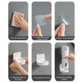 Multifunctional Bathroom Wall-Mounted Storage Rack / Automatic Hand Sanitizer Bottle Holder Base Sauce Condiment Rack. 