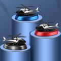 Solar Helicopter Air Freshener Car Aircraft Aromatherapy Diffuser Decoration. 