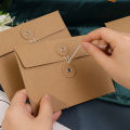 1/4/8Pcs Kraft Envelope Reusable Retro Brown Simple Packing Invitation Card File Writing Letter Covers Paper Envelops Office. 