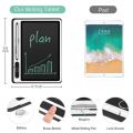 10.1 Inch LCD Screen Handwriting Board with Case Electronic Notepad with Leather Case Electronic Drawing Tablet for Work Study. 