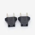 2021 New In Stock 2 Pin to 2 Pin China / US to EU Travel AC Power Socket Plug Adapter Converter. 