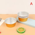 Kitchen accessories 10Pcs Reusable Round Aluminum Foil Tin Cup Pudding Cake Mold Air Fryer Tinfoil Box Small Baking Tray Baking Pastry Tools XINYAN. 