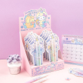 【The Quiet Page】Guangbo 2pcs/set Kt82056-K Sanrio Hello Kitty My Melody Kuromi Neutral Pen 0.5mm Gel Pen Black Ink Supplies School Stationery. 