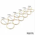 6Pairs/set Hoop Earrings Set- Big Circle Earring -Fashion Jewelry Earings for Women Girls Steampunk Ear Clip Korean Earring. 