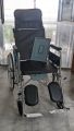 Adult Wheel Chair Full Option -  Chromed steel frame, fixed armrest, fixed footrest, solid castor, solid rear wheel. 