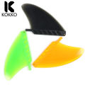 KOKKO Surf & SUP Single Fin Detachable Center Fin 7.36inx5.59in Replacement Quick Release Paddle Board Fin For Longboard, Surfboard And Paddleboard. 