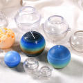 DIY Candle Mold Easy-Release Planet Series Plastic Sphere Candle Mold Spherical 5-10cm Round Ball Mold for Home Decor Candle Making Craft Enthusiasts Gift Crafting Aromatherapy Accessories. 