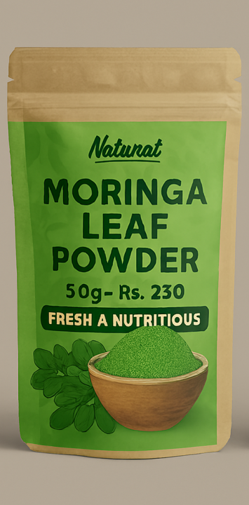 Organic moringa leaf powder 60g - Gluten Free, High in Iron ...