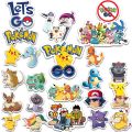 20/40pcs Pokemon Stickers Pikachu Stickers for Laptop Scrapbook Journal Kids Girls Boys Stickers. 