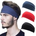 Wide Headband Sweatband Stretch Elastic Sport Yoga Running Solid Hairband. 