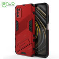 Lenuo Punk-Casing For Xiaomi POCO M3 Back Cover Eight-Color Anti-Fall And Anti-Slip Phone Bracket Lens Protection Cover Lovers Case. 