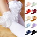 Candy Color Princess Girls Frilly Sock For Party Dance Children's Sock With Lace Soft Kids School Socks Ruffles Baby Socken. 