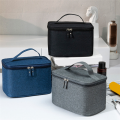 Travel Men Toiletry Bag Out of Household Travel Oxford Fabric Waterproof Makeup Bag Women'S Cosmetics Storage Bag Easy to Use Black. 