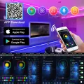 Auoyo LED Strip Lights RGB LED Lights String Lighting Flexible Strip Light APP Music Control Lamp Outdoor IP65 Waterproof Indoor Hotel TV Background Christmas Home Party Birthday Decoration 2M/5M. 