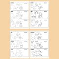 Creative How to Draw Animals Animals Drawing Book Step-by-Step Guide Illustrated Tutorials Step-by-Step Drawing Book Early Educational Painting Guide Figure Templates Painting Book Classroom. 