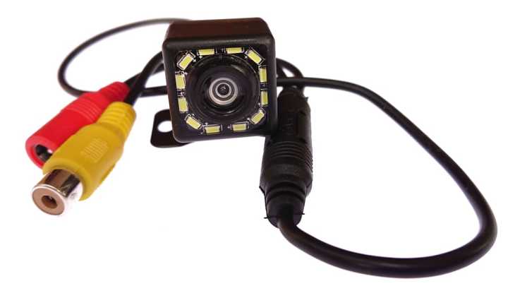 Punch Reverse Led Camera 12 LED Full Colour Reverse Camera Full Kit With 6 Meters Length Video ...