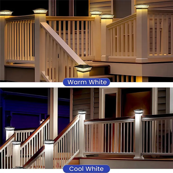 Solar%20Post%20Cap%20Lights%20Outdoor%20Deck%20Fence%20Post%20Light%20for%205.5x5.5%203.5x3.5%20Wooden%20Vinyl%20Posts%20Patio%20Garden%20Decor%202Pack%20-%20Image%203