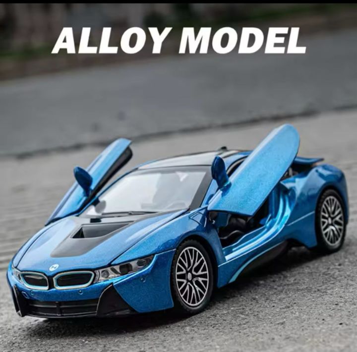 1:24%20BMW%20I8%20Supercar%20Alloy%20Car%20Model%20Diecasts%20Metal%20Toy%20Car%20Sound%20And%20Light%20Boy%20Kids%20Toy%20Collectibles%20Gift%20-%20Image%202