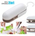 Tools Hand Pack Machine Snacks Food Small Fruit Mini Clip Sealing Machine 1 Sealing Pressure Preservation Heat Sealing Portable. 