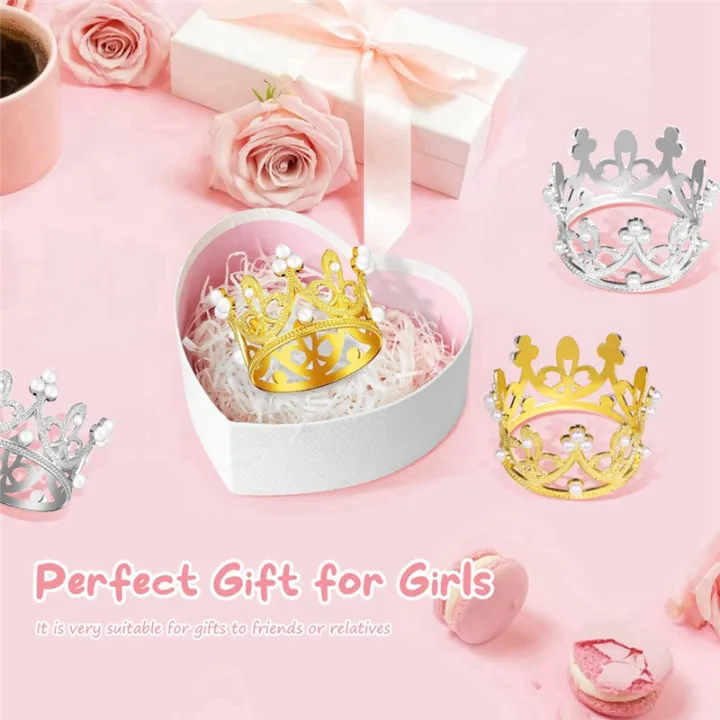 Mini%20Crown%20Cake%20Topper%20Metal%20Mini%20Crown%20Birthday%20Cake%20Topper%20Gold%20Silver%20with%20Pearl%20Decor%20Small%20Princess%20Headpiece%20Baby%20Crown%20Cake%20Decoration%20-%20Image%202