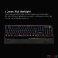 Deiog M105 Wired Mechanical Gaming Keyboard With Durable Blue Switches & RGB Lighting. 