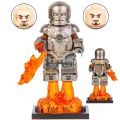 Marvel Blocks Iorn man mini Action toy MK1 IRONMAN Figures Building Blocks Toys Bricks Assemble Toys Gifts for children CQ01. 