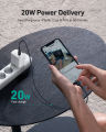 AUKEY PA-F1S Swift 20W USB C Fast Charger for Phone Foldable Plug &Power Delivery 3.0 PD Charger Adapter USB C Wall Charger. 
