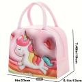 Cartoon Thermal Insulation Lunch Bags Oxford Fresh Cooler Pouch for Students Children Lunch Picnic Storage Box Tote Food Handbag. 
