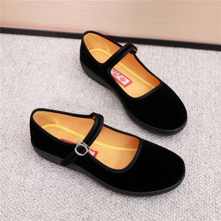 Old%20Beijing%20Cloth%20Shoes%20Women's%20Thin%20Shoes%20Casual%20Work%20Shoes%20Women's%20Black%20Hotel%20Work%20Shoes%20Flat%20Dancing%20Mom%20Shoes%20Non-Slip%20-%20Image%202