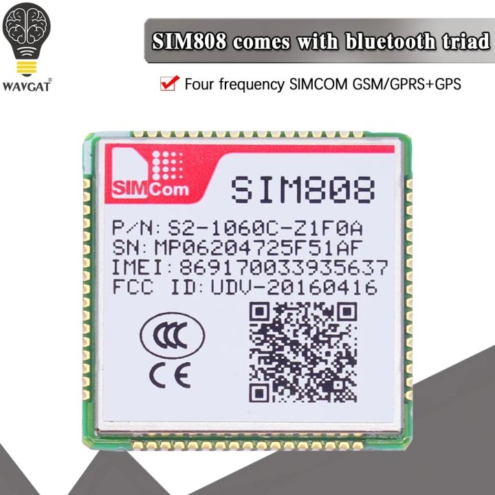 GSM GPS Module SIM808,lower cost gsm gps module,SIM808,NOT BT version ...