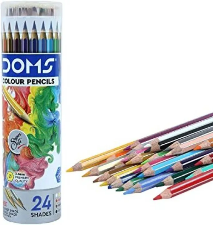DOMS%20-%2024Pcs%20colour%20pencil%20with%20metal%20bottle%20-%20Free%20Sharpener%20and%20Silver%20Gold%20two%20pencils%20-%20Image%202