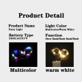 【ZOSR】1M 2M Battery Operated LED Fairy Lights String Lights Waterproof Copper Wire Lights for Party Gift Holiday Christmas Decor. 