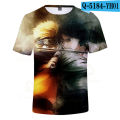 Sharingan akusuki Uzumaki Naruto summer T-shirt tees Kurama oversized cosplay thin Uchiha Sasuke tops men outerwear tops. 