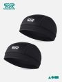 LibiOriginal SHINEMEOTH 2Pcs Punk Cycling Sports caps Men Women Motorcycle Helmet Liner Bike skull cap Ice Silk Comforts Sports Cycling Cap. 
