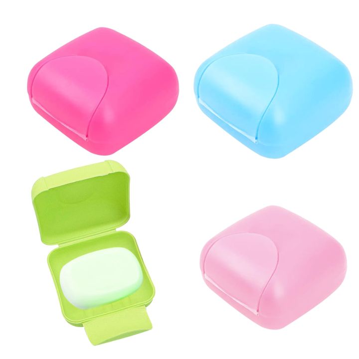 Macaron Multi-Colored Plastic Tampon Box For Business Trips Creative Handmade Soap Box Sealed Portable Storage Box With Lid
