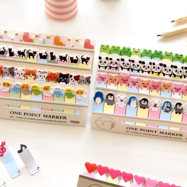 NEW Cartoon Cat Panda Self-Adhesive N Times Memo Pad Sticky Notes ...